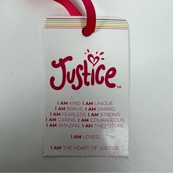 NWT JUSTICE Girl’s 2-Piece Pajamas Sz Large (12/14) Multi Colors Long Sleeves - Picture 7 of 14